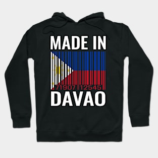 Made in Davao Barcode Flag of the Philippines Hoodie